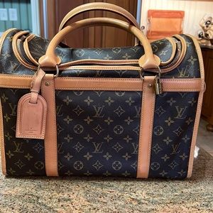 Louis Vuitton Sac Chien dog carrier